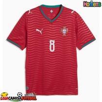 Camisa de Futebol Portugal Bruno Fernandes #8 Equipamento Principal Mundo 2026 Manga Curta